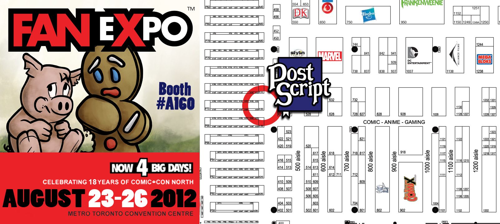 PostScript at FanExpo 2012