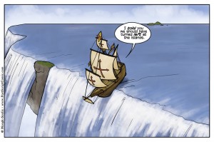 It's hard to follow a map when one does not exist yet.